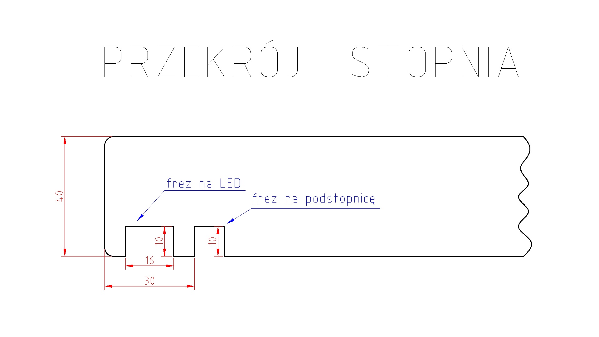 Stopnica bukowa LITA, szer. 65, gr. 4 - obrazek 6